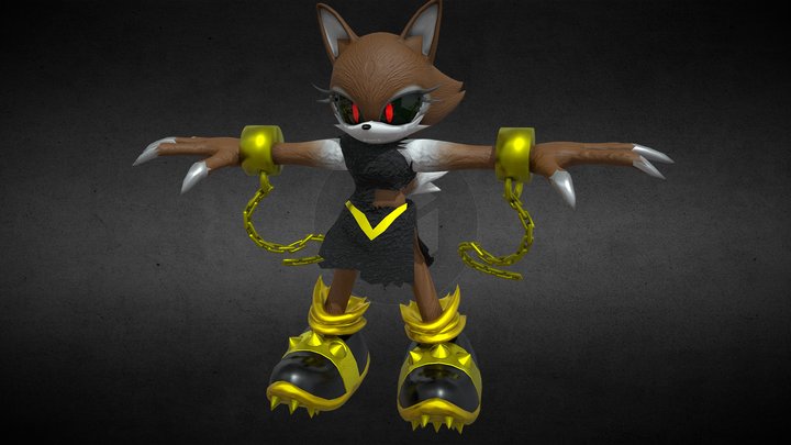 Akuma the Wolf (Sonic Eclipse) 3D Model