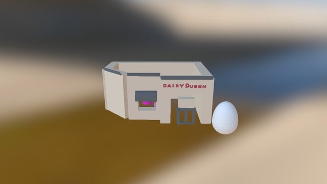 Dairy Queen by Sergio 3D Model