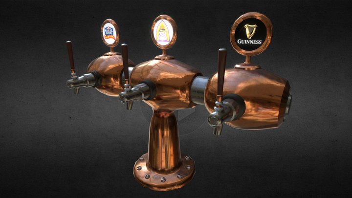 Beertap retexture 3D Model