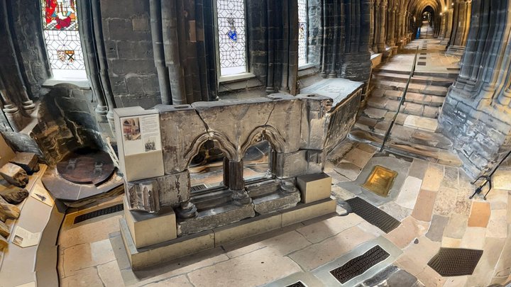 St. Mungo Shrine Fragment, Glasgow Cathedral 3D Model