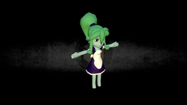 Space Waitress 3D Model