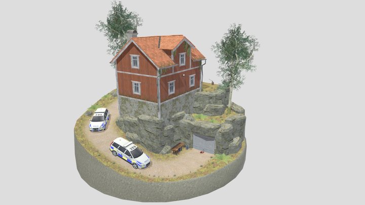 DAE Diorama - Forest Loner 3D Model
