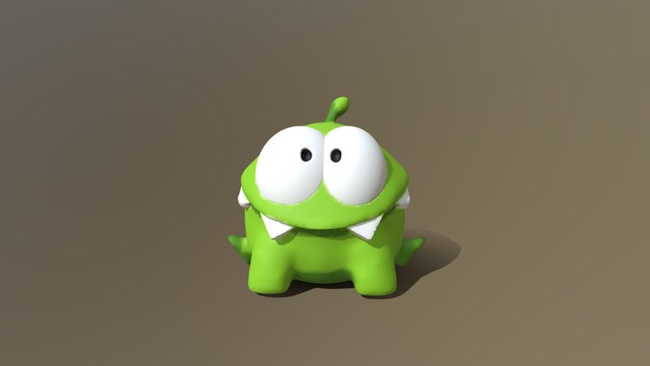 Cut The Rope Frog 3D Model
