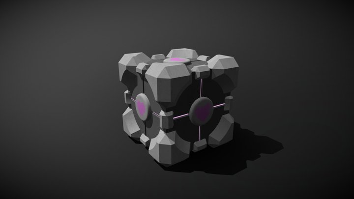 Companion Cube 3D Model