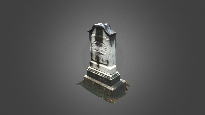 Tombstone 2 - SfM To Sketchfab Export 3D Model
