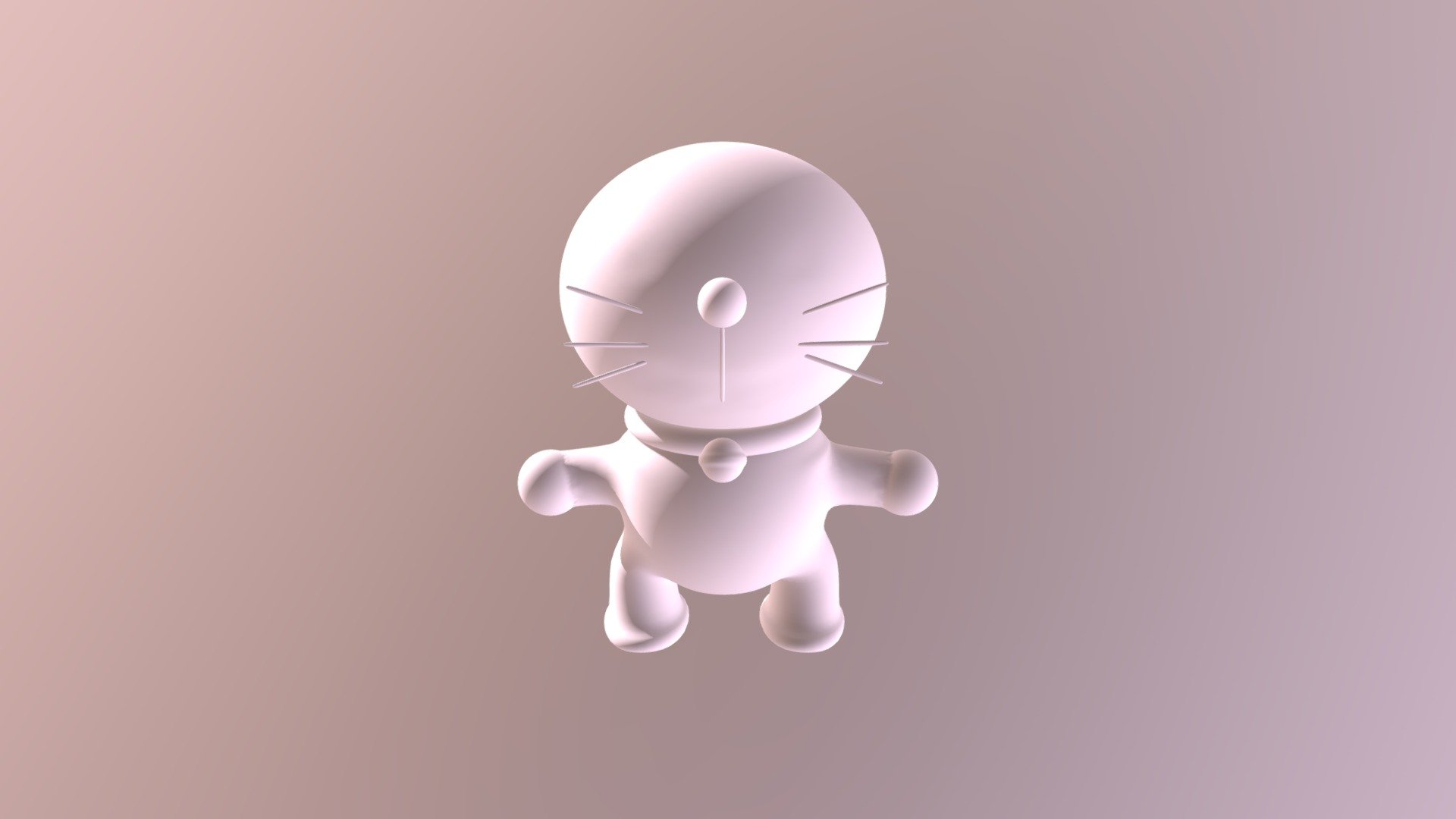 Doraemon Traingulated - 3D model by Runar2 [1ae7f09] - Sketchfab