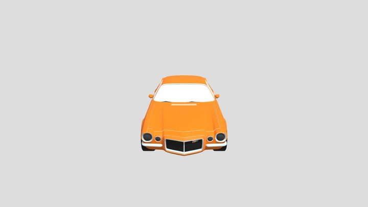 Chevrolet Camaro-Z28 1972 for 3D-printing