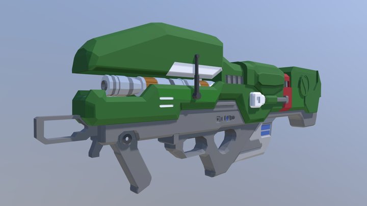 Spartan Laser 3D Model