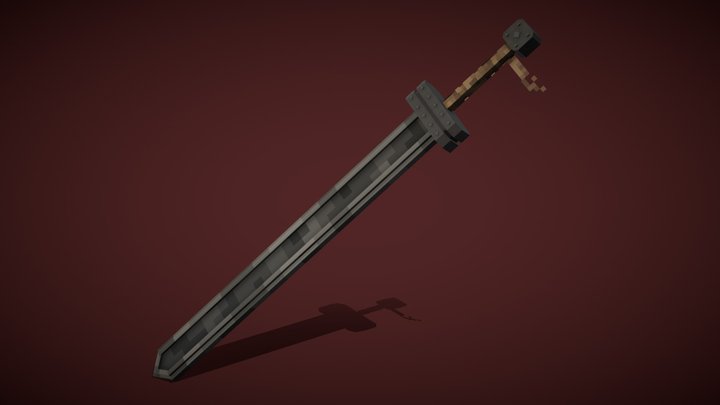 [Minecraft] Golden age ark sword - Berserk anime 3D Model