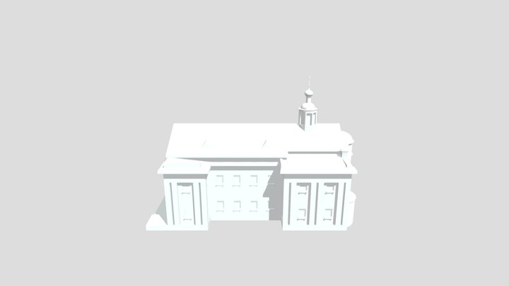 Рязань. Ильинская церковь 3D Model