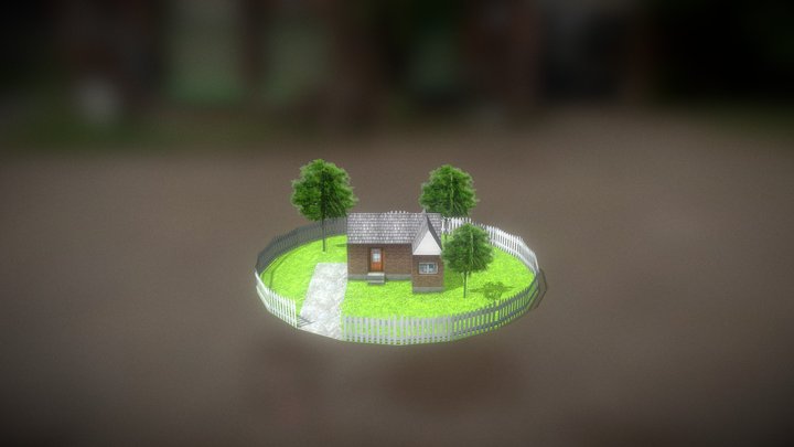 Village House 3D Model