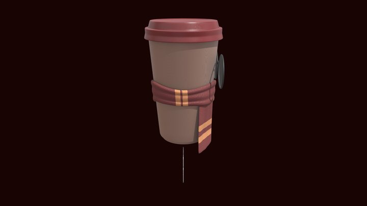 Coffee cup, Harry Potter 3D Model