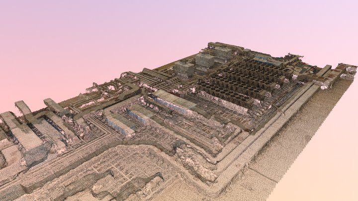 Плотное облако точек крыши ГМЦ 3D Model