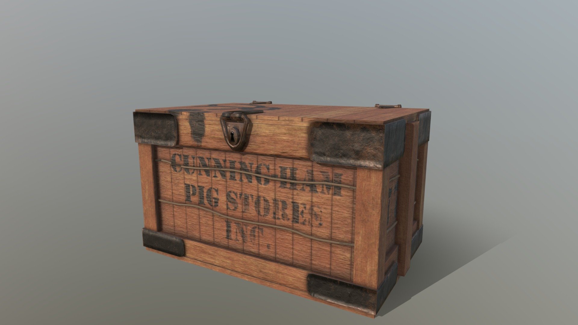 Cunning-Ham Pig Stores Crate