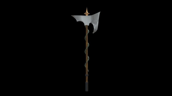 battle axe 3D Model