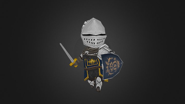 The Chosen Undead Elite knight Armor 3D Model