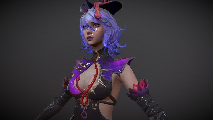 FOOL SET (FEMALE) PUBG MOBILE 3D Model