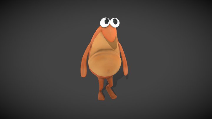 SpongeBob Fish - Incidental 70 3D Model