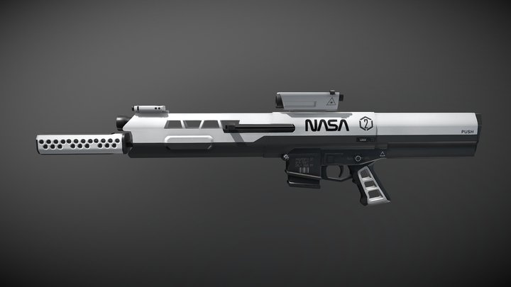 NASA Assault Rifle 3D Model