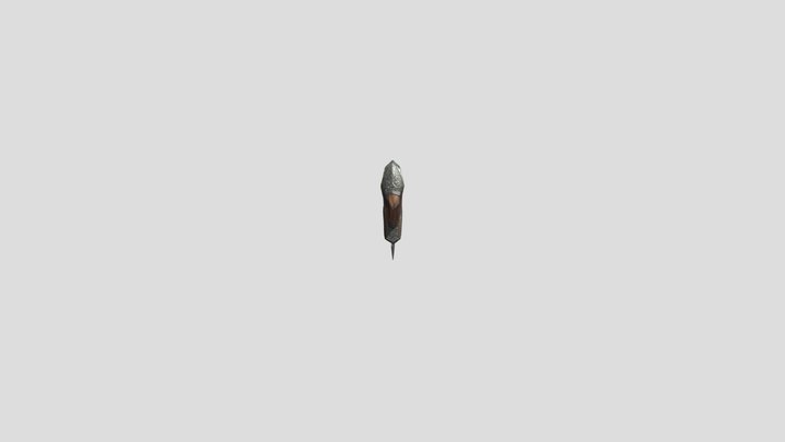 High Poly Knife 3D (free) 3D Model