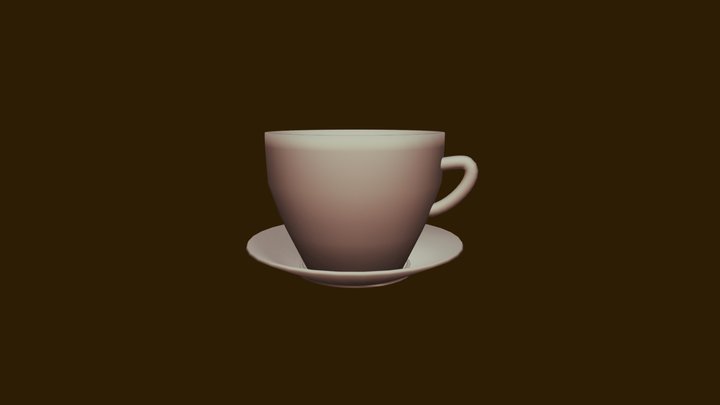 Tea Cup 3D Model