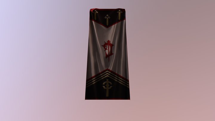 Scarlet Crusade Cloak 3D Model