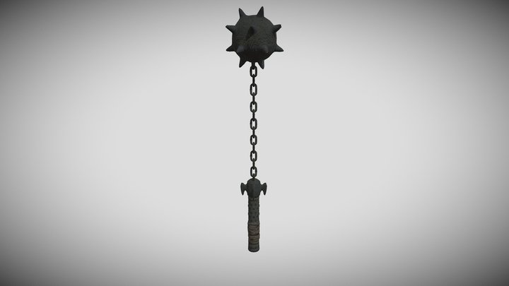 Dark Ages Flail 3D Model