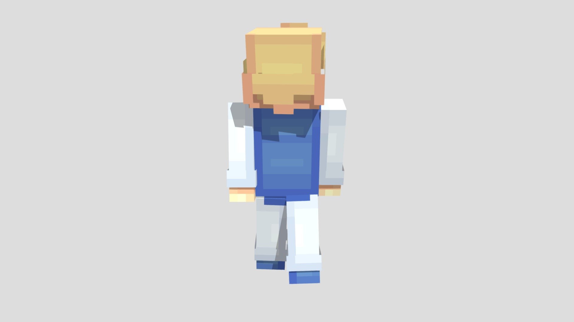 Minecraft - Elven Girl - 3D model by kuatro1 [1af2c33] - Sketchfab