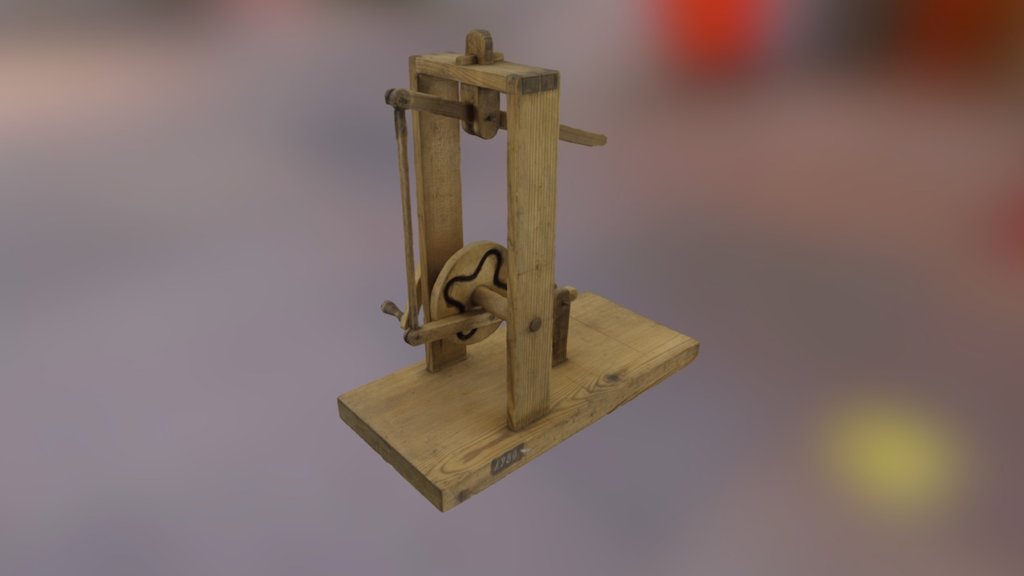 Christopher Polhem mechanical wooden modelTM1980