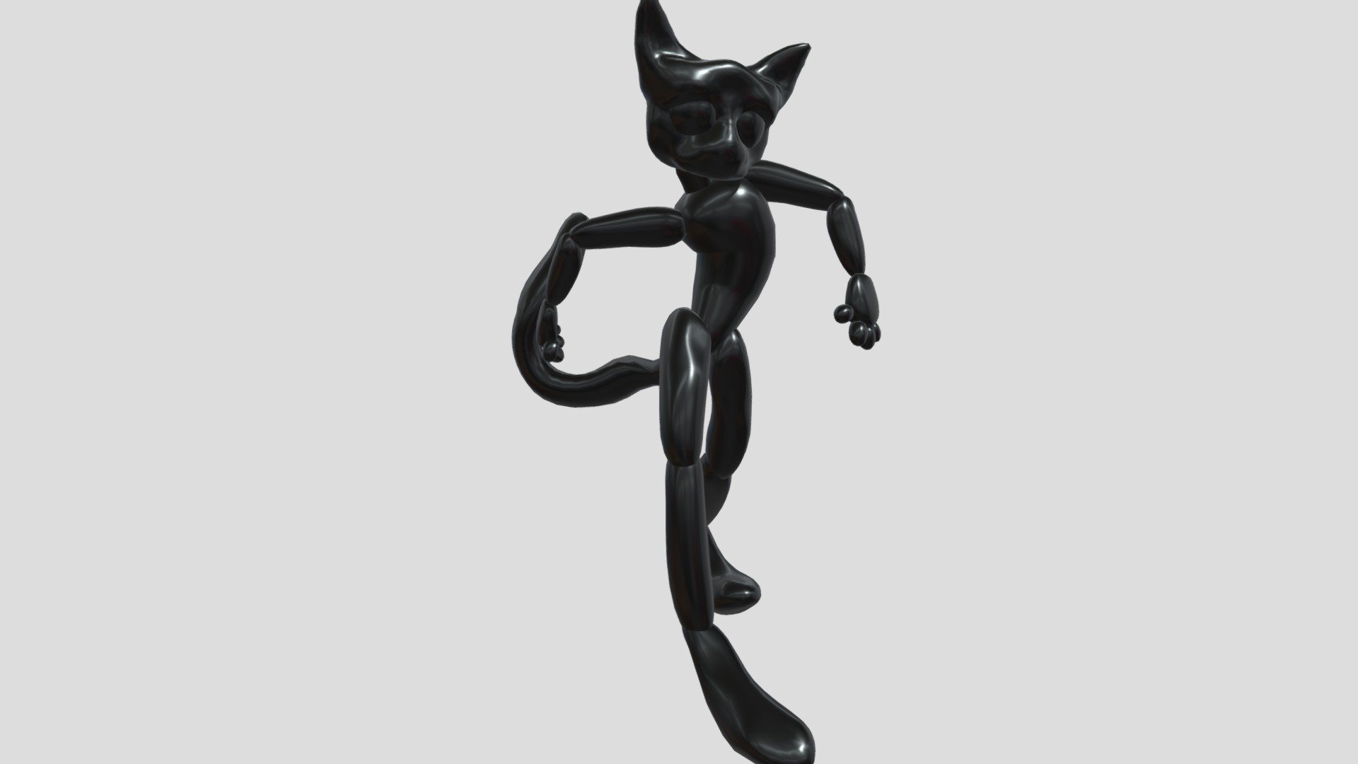 black cat (box model) - Download Free 3D model by bucketo [1af3291 ...