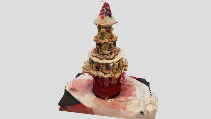SnøPepperKake  -  tema: VinterBryllup 3D Model