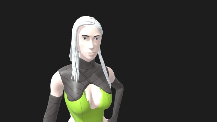 Female Caracter 3D Model