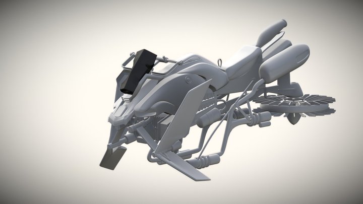 Fan Made BMW Hover Bike 3D Model