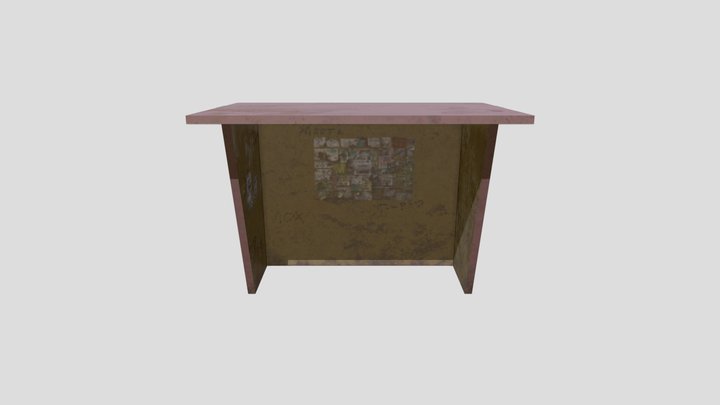 Bus stop PSX 3D Model