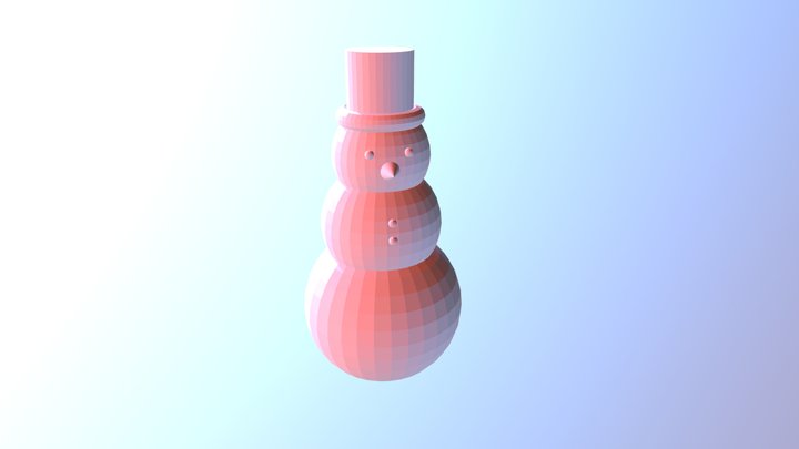 Snowman2 3D Model