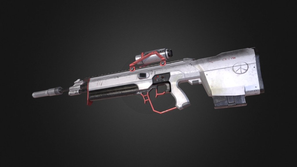 Marksman's Rifle - 3D model by prv_ (@antparov) [1af5091] - Sketchfab