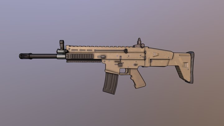 Toon_ScarL 3D Model