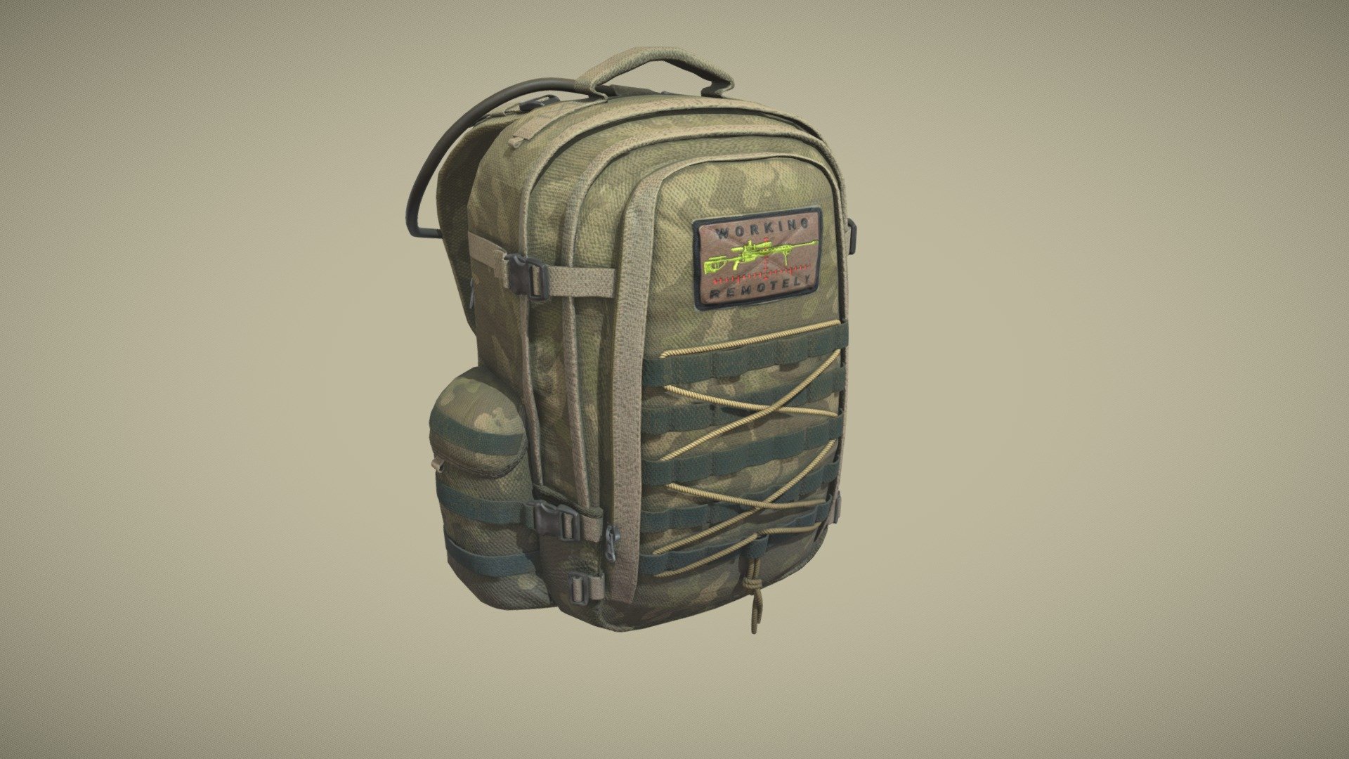 Backpack military - 3D model by Chursak [1af5dc1] - Sketchfab