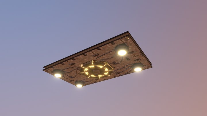 Floating Ramp 3D Model