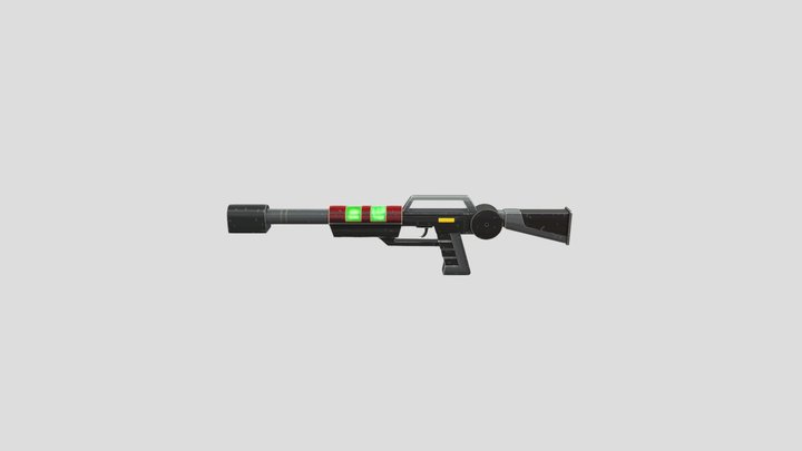 Weapon from Rick and Morty Hand Paint