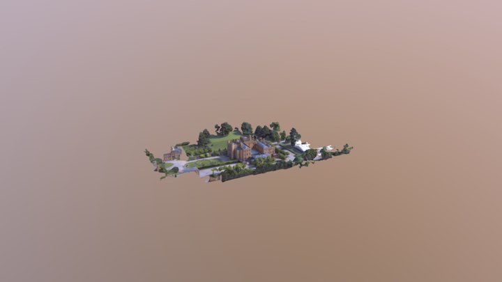 Manoir PH4 Simplified 3d Mesh 3D Model