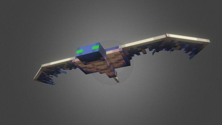 Minecraft-Phantom 3D Model