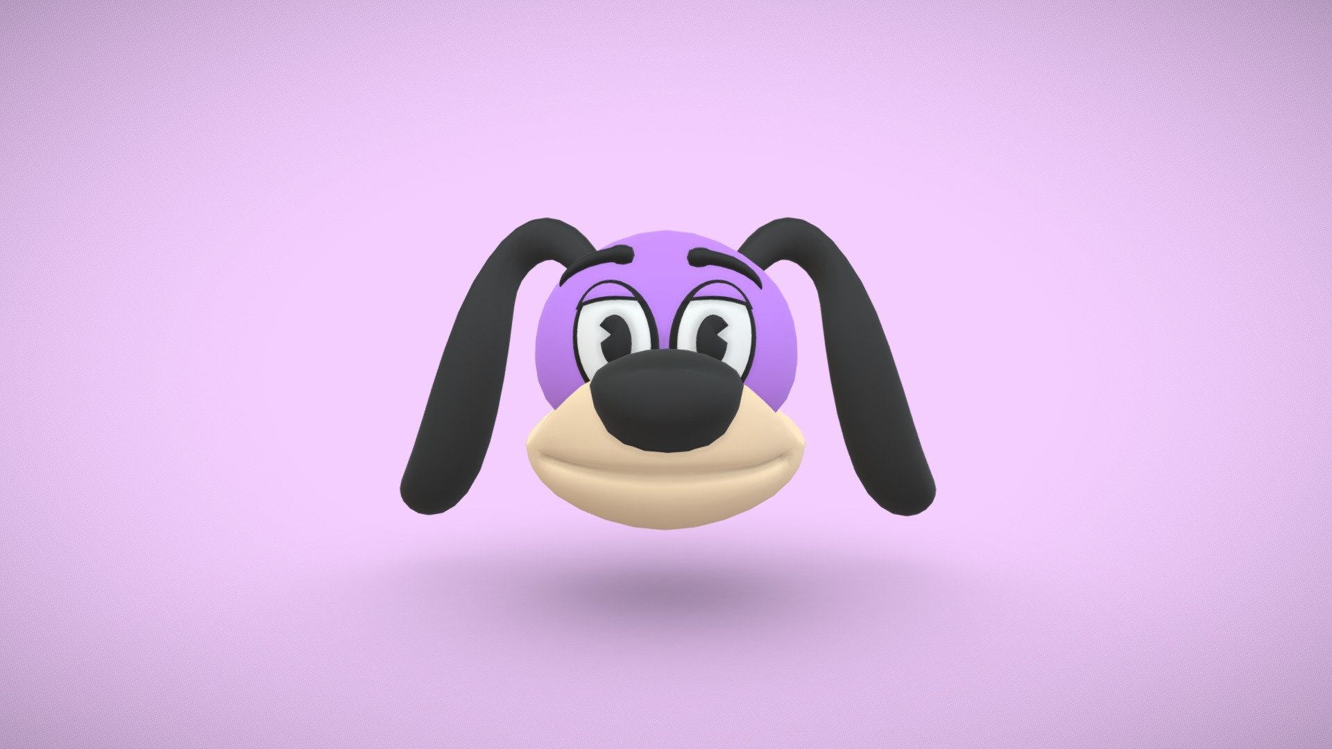 Dog Head — Sketchfab embed 3D viewer