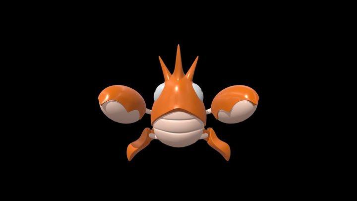 Corphish Pokemon 3D Model