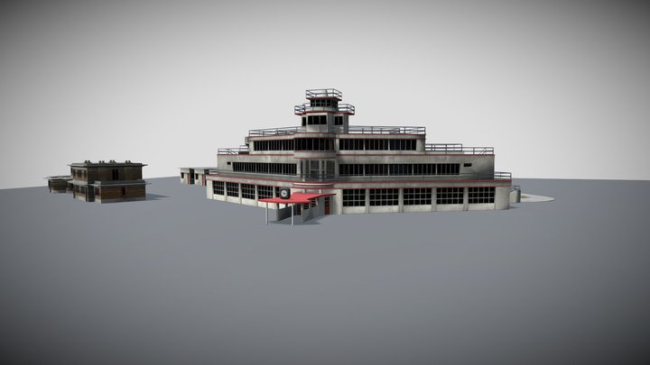 Bron 1937 terminal 3D Model