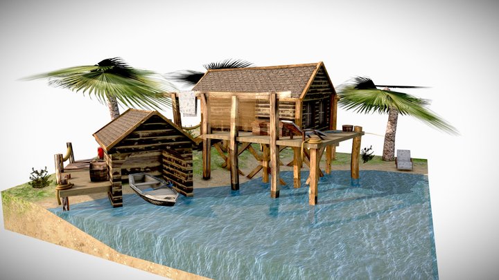 3D1 diorama retake 3D Model