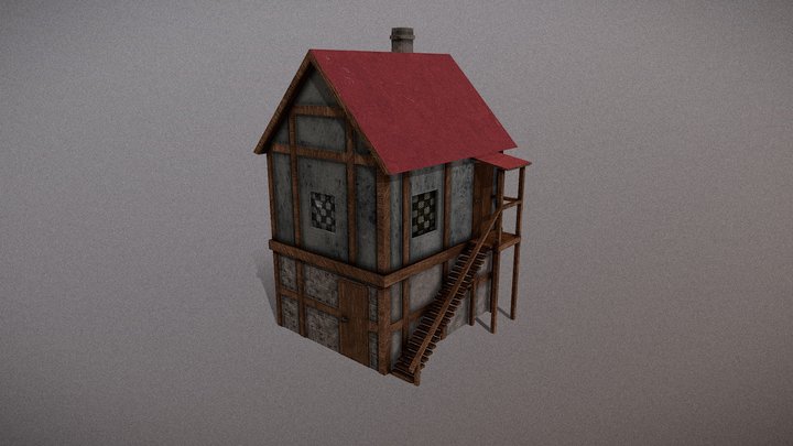 Medieval House – Free 3D Model STL