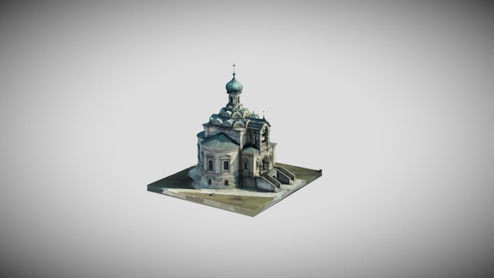 Orthodox christian church 3D Model