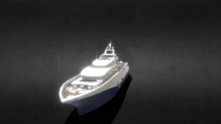 Frickie's yacht 3D Model
