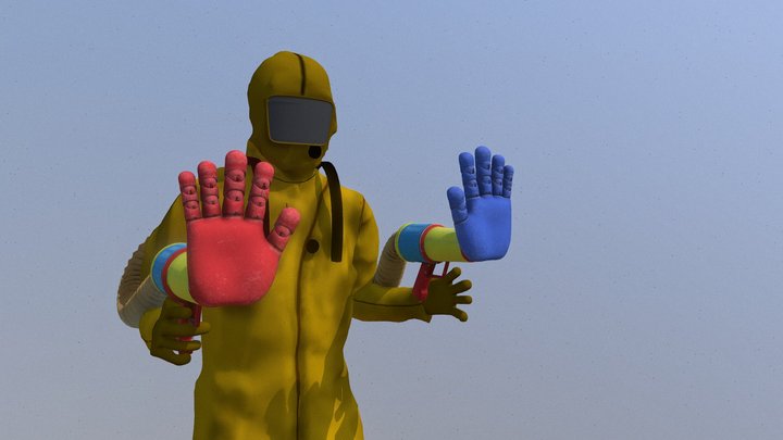 Player from  project-playtime 3D Model